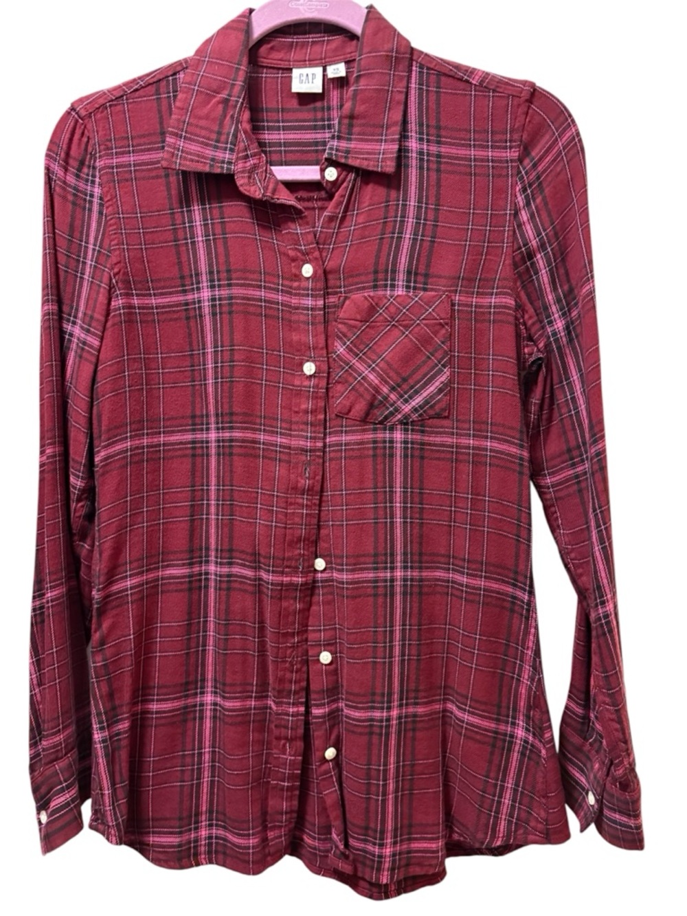 GAP Plaid Button-down Shirt
